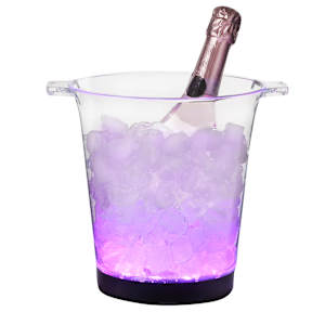 Seau à glace lumineux DEL 10 3/8 po x 9 po VERTUO