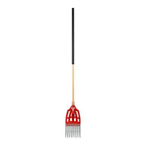 GARANT Comfort Lawn Rake Polyprolylene and Steel with Wooden Handle 20 in.