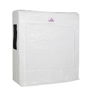 Abri bûches blanc 5 pi 6 po x 5 pi 8 po