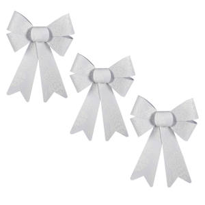 Boucles de Noël 3 7/8 po Pqt/3