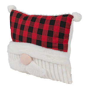 Coussin visage Père Noël 22 7/8 po x 22 7/8 po VERTUO