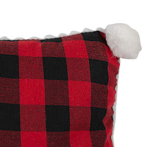 Coussin visage Père Noël 22 7/8 po x 22 7/8 po VERTUO