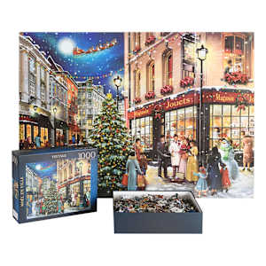 Casse-tête Noël en ville 1 000 morceaux
