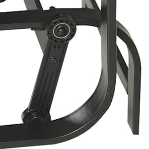 Chaise berçante simple en acier noir VERTUO