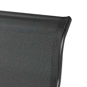 Chaise berçante simple en acier noir VERTUO