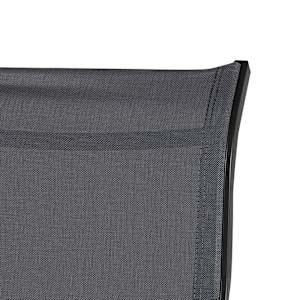 Chaise berçante simple en aluminium anthracite VERTUO