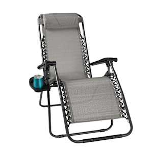 VERTUO Greige Steel Multi-Position Chair