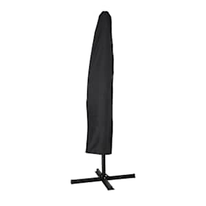 Parasol déporté en aluminium et acier noir 9 pi 6 po VERTUO