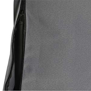 VERTUO Grey aluminum and Steel Offset Patio Umbrella 9 ft. 6 in.