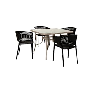 VERTUO Black Polypropylene Chair