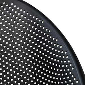 Chaise coquille en polypropylène noire VERTUO