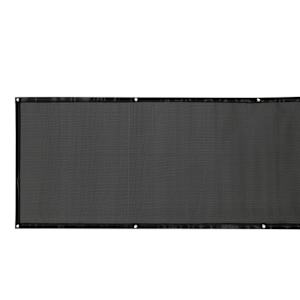 VERTUO Black Balcony Privacy Screen 30 in. x 15 ft. 11 in.