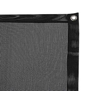 VERTUO Black Balcony Privacy Screen 30 in. x 15 ft. 11 in.