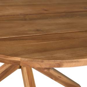 Table de jardin ronde en bois d'acacia 47 1/4 po VERTUO