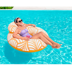 Luxury inflatable pool tube