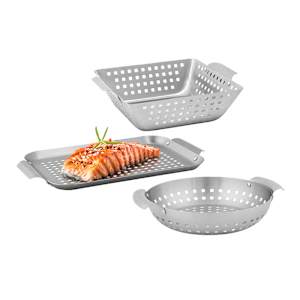 Set of 3 Grill Toppers
