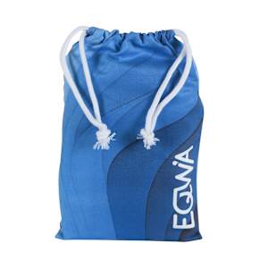 Serviette de plage EQWA en microfibre 72 po bleue