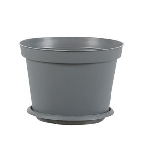 VERTUO Flower Pot 6 in. Anthracite