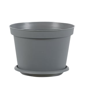 VERTUO Flower Pot 8 in. Anthracite