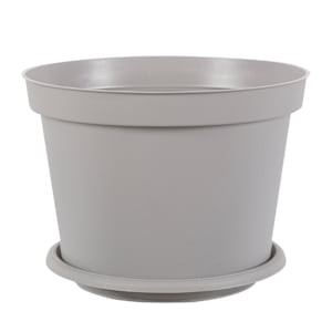 VERTUO Flower Pot Saucer 9 7/8 in. Greige