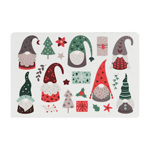 VERTUO Placemat Rectangular Gnomes 17 3/4 in. x 11 3/4 in.