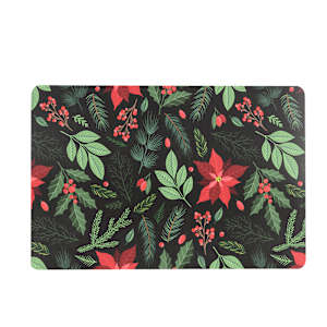 VERTUO Placemat Rectangular Poinsettias 17 3/4 in. x 11 3/4 in.