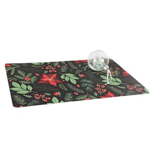VERTUO Placemat Rectangular Poinsettias 17 3/4 in. x 11 3/4 in.