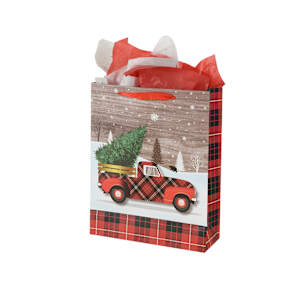 Sac cadeau de Noël moyen