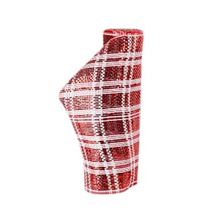 VERTUO Red and White Mesh Roll 10 in. x 15 ft.