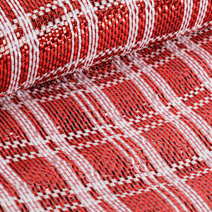 VERTUO Red and White Mesh Roll 10 in. x 15 ft.