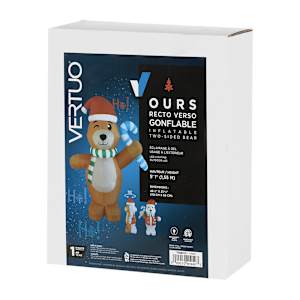 Ours recto verso gonflable 5 pi 1 po