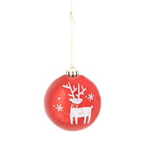 Christmas Balls 3 1/4 in. Set/4