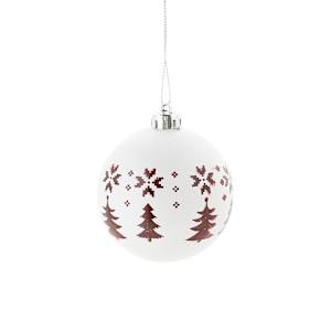 Christmas Balls 3 1/4 in. Set/4