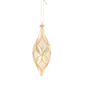 Teardrop Christmas Balls 6 1/8 in. Set/4