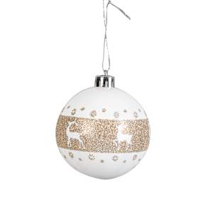 Christmas Balls 3 1/4 in. Set/4