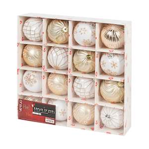 Christmas Balls 3 1/4 in. Set/16