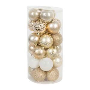 Boules de Noël 3 1/4 po Ens/30