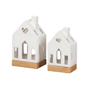 Lighting Christmas Houses White Set/2