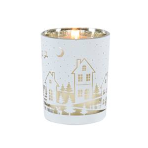 VERTUO Glass Candle Holder 3 7/8 in.