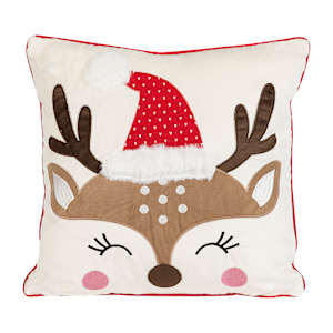 Coussin cervidé 17 3/4 po x 17 3/4 po VERTUO
