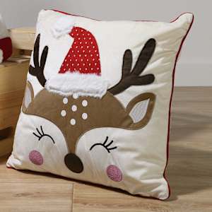 Coussin cervidé 17 3/4 po x 17 3/4 po VERTUO