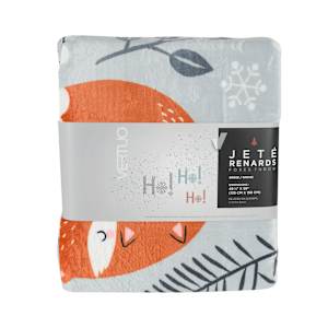 Jeté renards 49 1/4 po x 59 po VERTUO