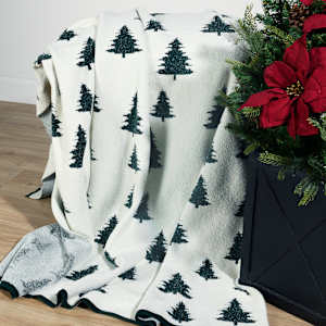Jeté sapins 51 1/8 po x 66 7/8 po VERTUO