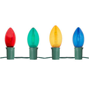 25 C9 LED Lights Set Multicoloured