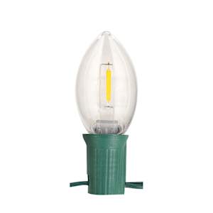 Jeu de 25 lumières DEL C9 blanc chaud