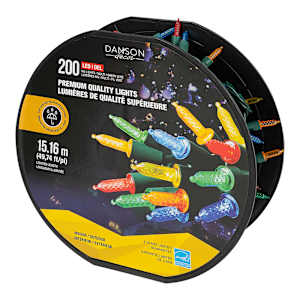 Jeu de 200 lumières DEL M5 multicolore