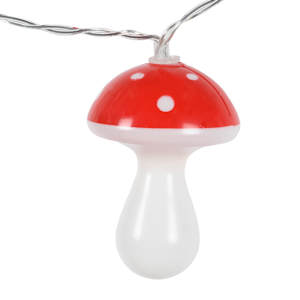 Light String 10 mushrooms