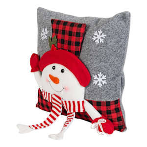 VERTUO Snowman Light Cushion 16 in. x 16