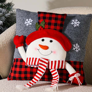 VERTUO Snowman Light Cushion 16 in. x 16