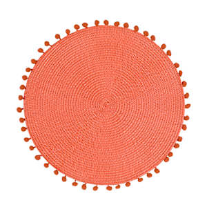 Napperon rond corail 15 po VERTUO